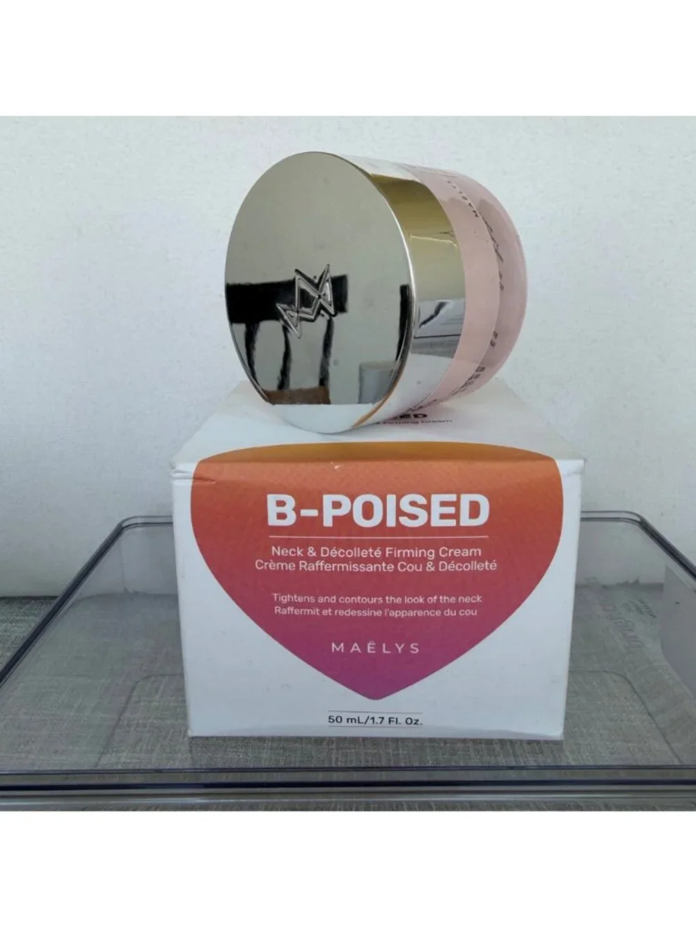 $54 NEW MAELYS B-POISED NECK & DÉCOLLETÉ FIRMING CREAM 50ML